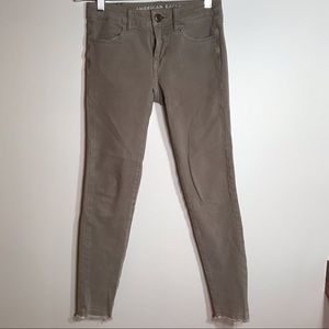 American eagle light gray jeans